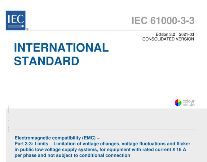 IEC 61000-3-3:2021 pdf download