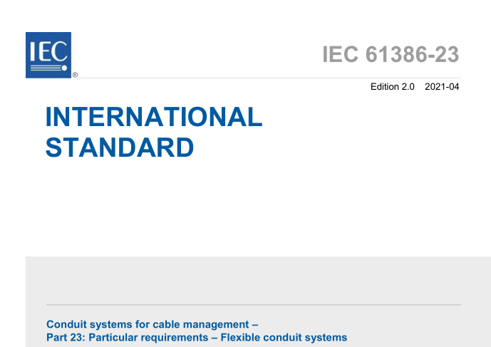 IEC 61386-23:2021 pdf download