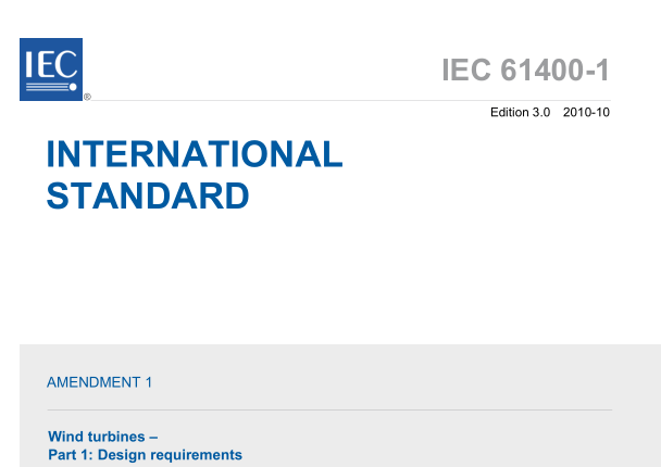 IEC 61400-1:2010 pdf download