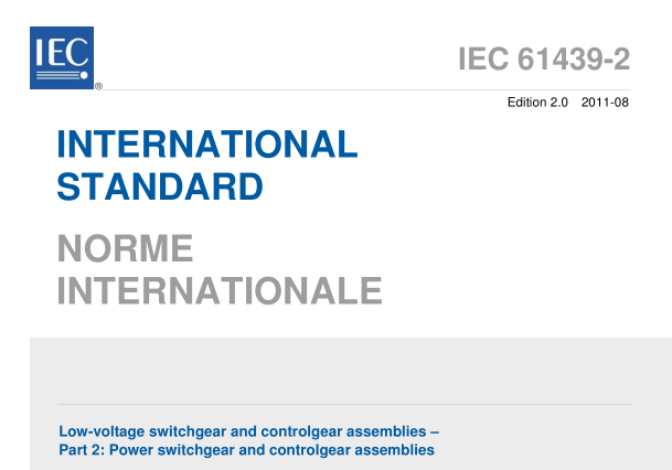 IEC 61439-2:2011 pdf download