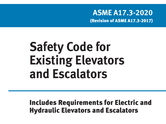 ASME A17.3:2020 pdf download