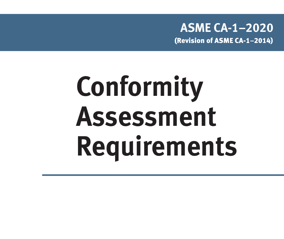 ASME CA-1:2020 pdf download