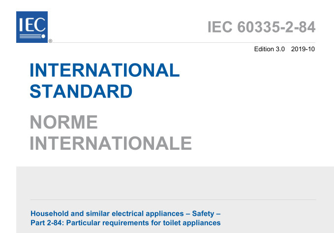 IEC 60335-2-84:2019 pdf download