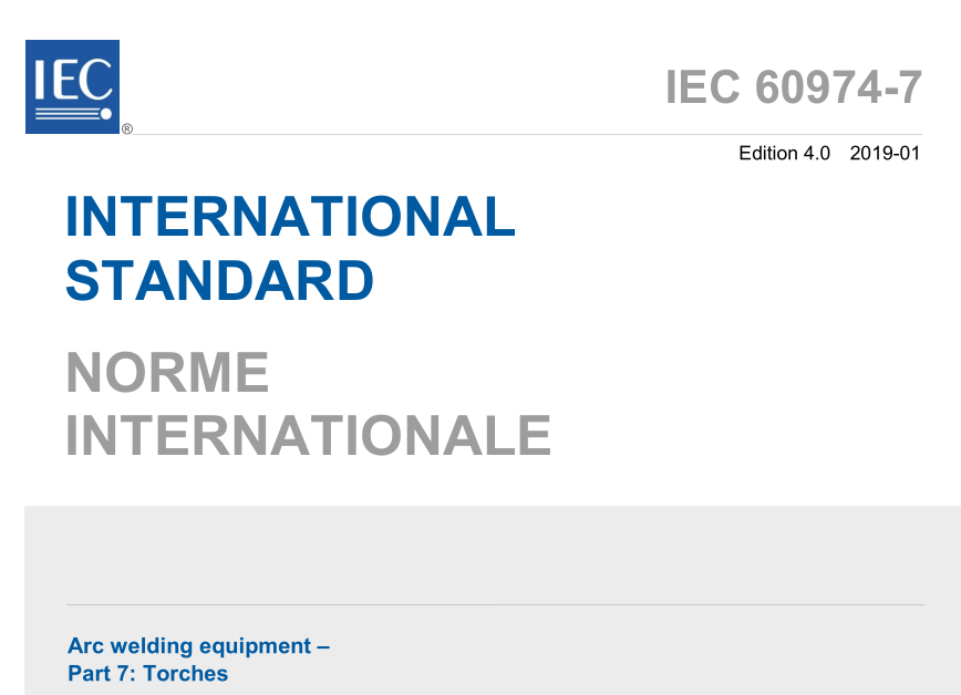 IEC 60974-7:2019 pdf download