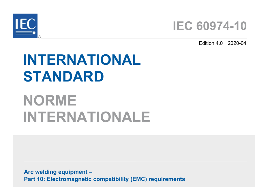 IEC 60974-10:2020 pdf download