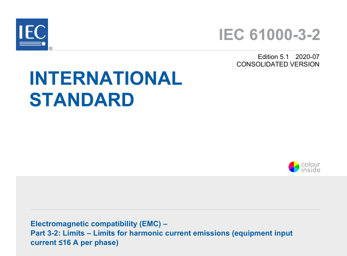 IEC 61000-3-2:2020 pdf download