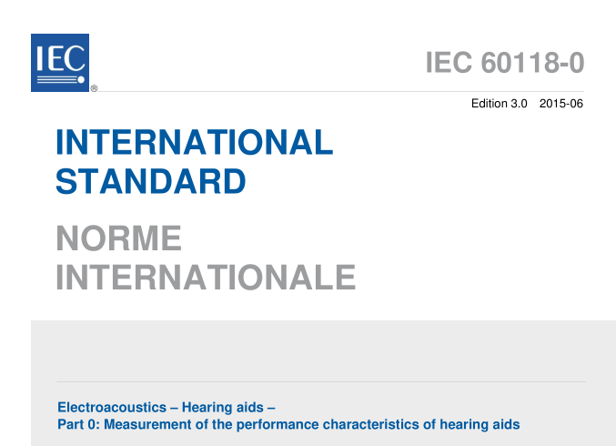 IEC 60118-0:2015 pdf download