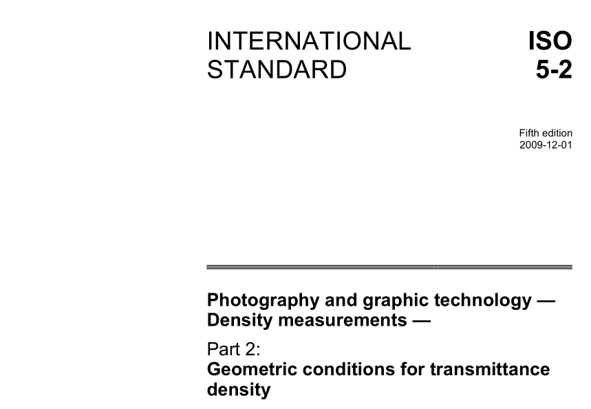 ISO 5-2:2009 pdf download