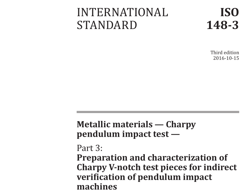 ISO 148-3:2016 pdf download