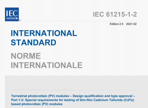 IEC 61215-1-2:2021 pdf download