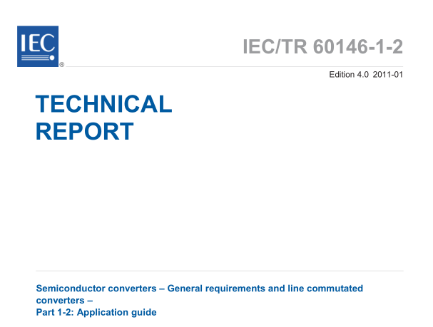 IEC 60146-1-2:2011 pdf download