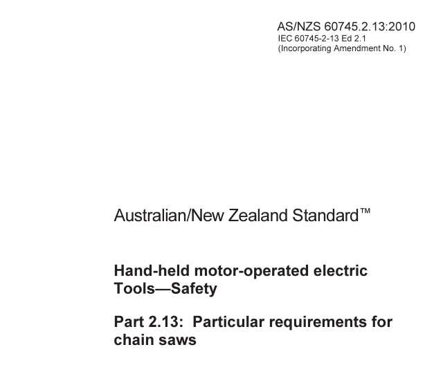 AS NZS 60745.2.13:2010 pdf download