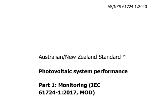 AS NZS 61724.1:2020 pdf download