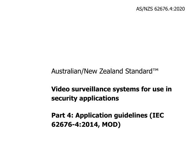 AS NZS 62676.4:2020 pdf download