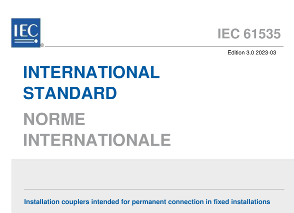 IEC 61535:2023 pdf download