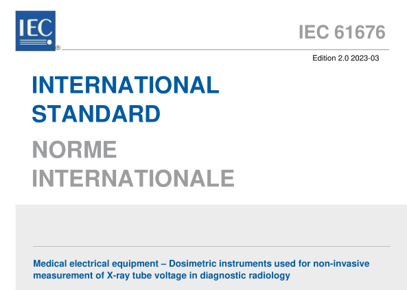 IEC 61676:2023 pdf download