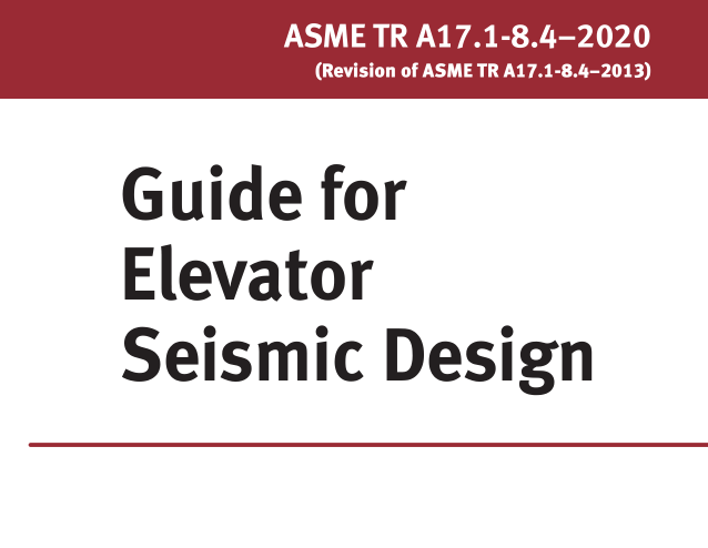 ASME TR A17.1-8.4:2020 pdf download