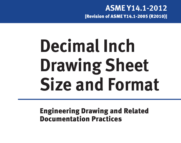 ASME Y14.1:2012 pdf download