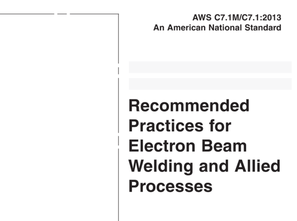 AWS C7.1M:2013 pdf download