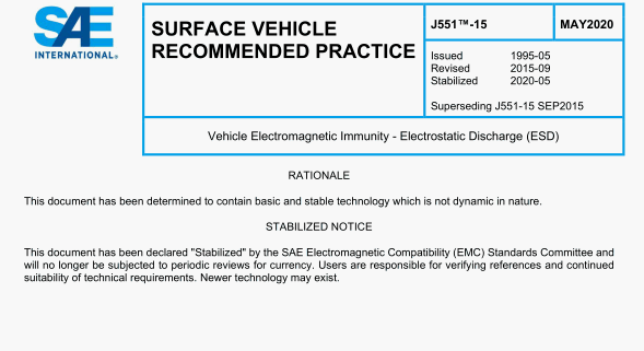 SAE J551.15:2020 pdf download