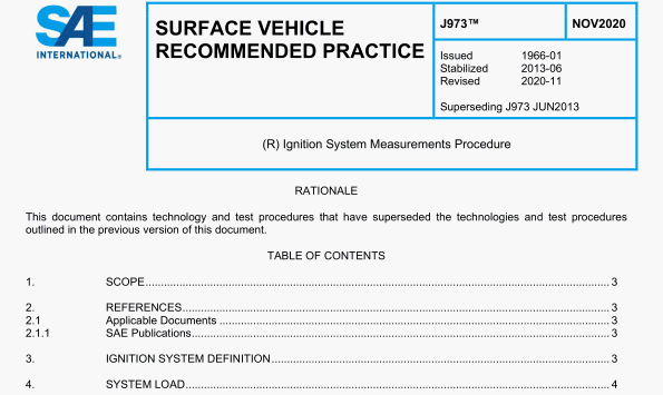 SAE J973:2020 pdf download