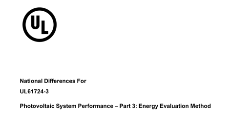 UL 61724-3:2019 pdf download