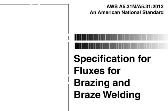 AWS A5.31M:2012 pdf download