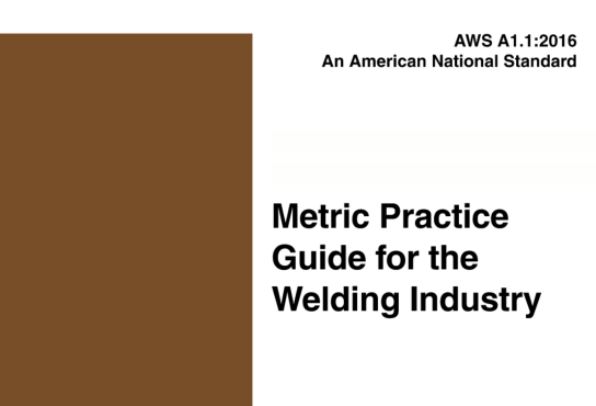 AWS A1.1:2016 pdf download