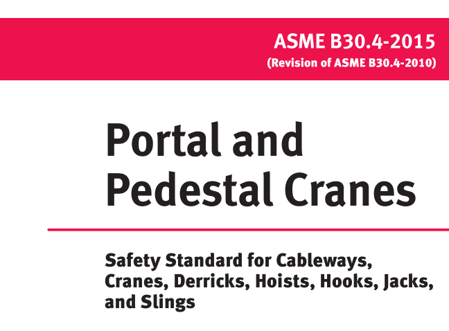 ASME B30.4:2015 pdf download