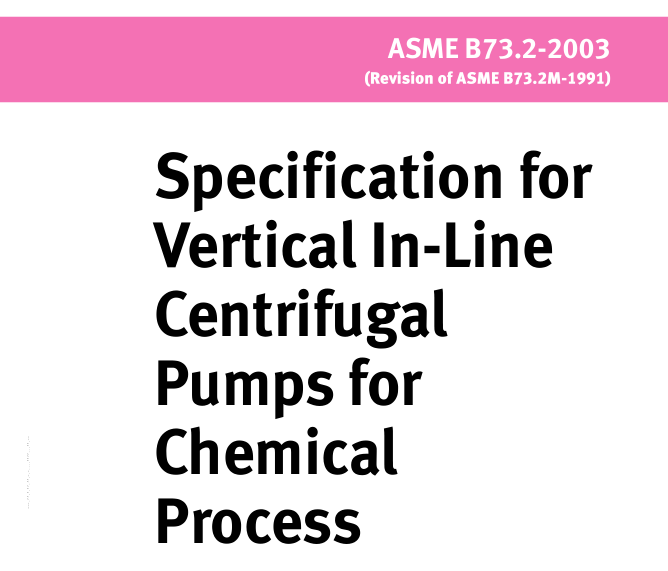 ASME B73.2:2003 pdf download