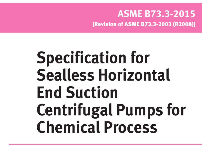 ASME B73.3:2015 pdf download