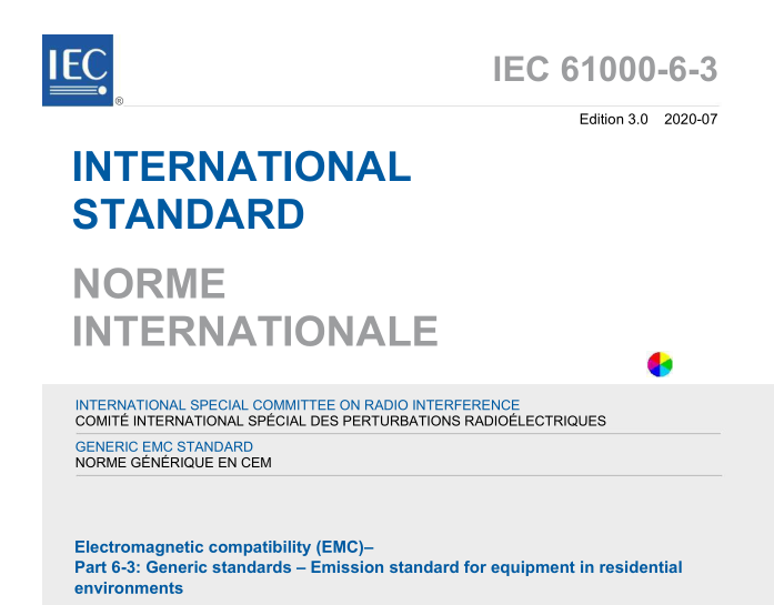 IEC 61000-6-3:2020 pdf download