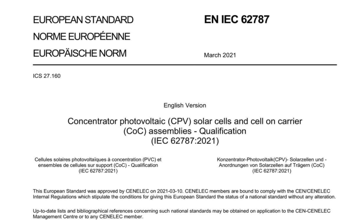 EN IEC 62787:2021 pdf download