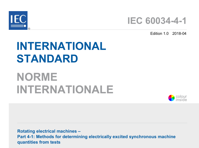 IEC 60034-4-1:2018 pdf download