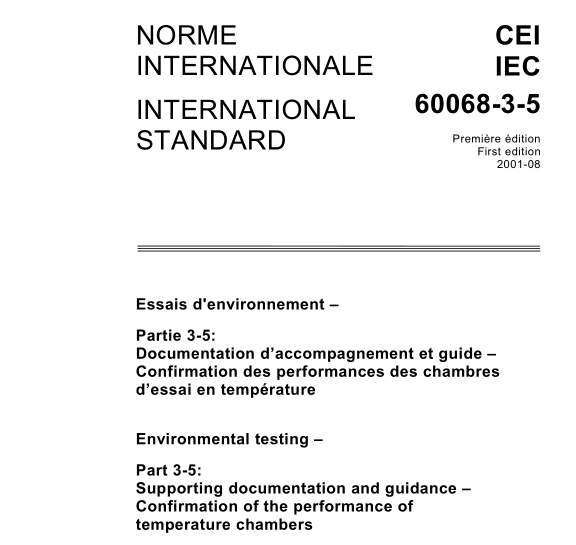 IEC 60068-3-5:2001 pdf download