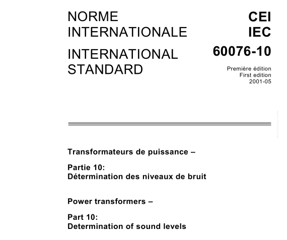 IEC 60076-10:2001 pdf download