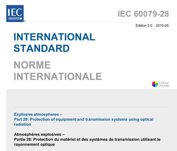 IEC 60079-28:2015 pdf download