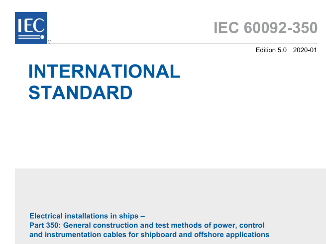 IEC 60092-350:2020 pdf download