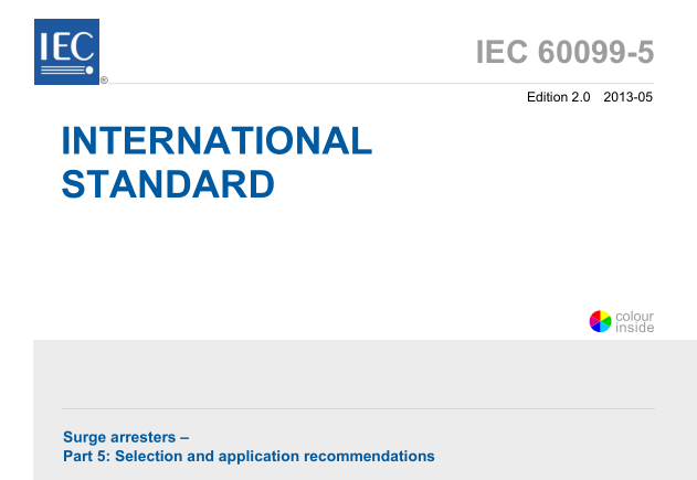 IEC 60099-5:2013 pdf download