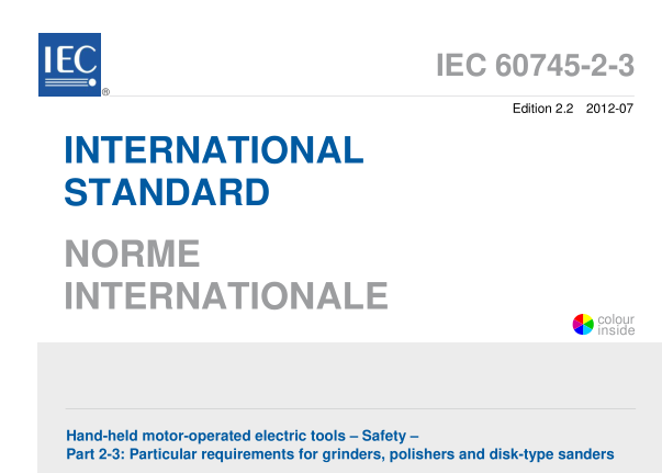 IEC 60745-2-3:2012 pdf download