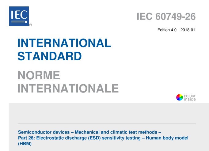 IEC 60749-26:2018 pdf download