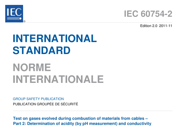 IEC 60754-2:2011 pdf download