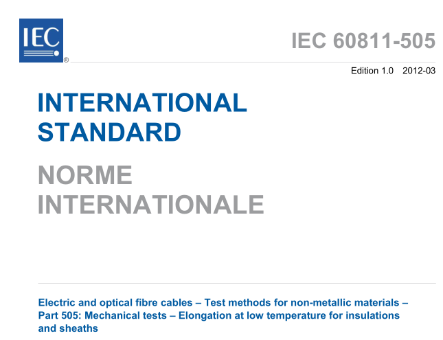 IEC 60811-505:2012 pdf download