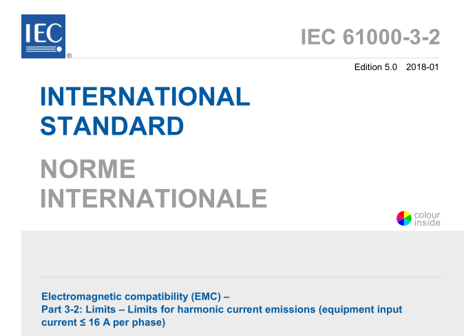 IEC 61000-3-2:2018 pdf download