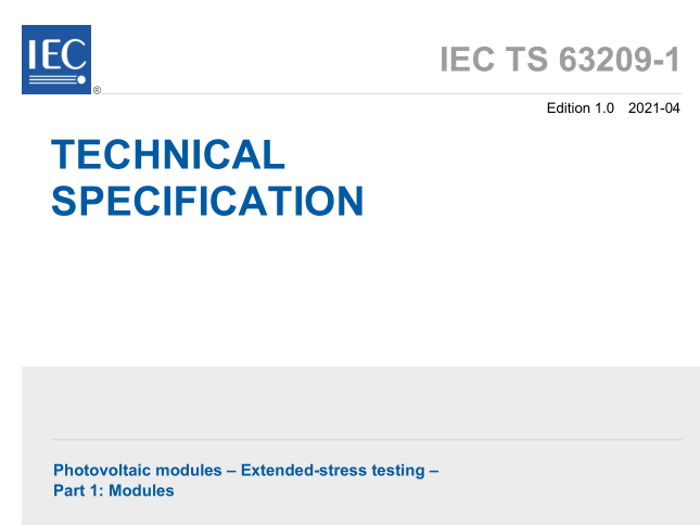 IEC TS 63209-1:2021 pdf download