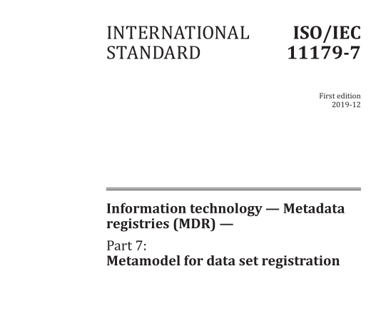 ISO IEC 11179-7:2019 pdf download