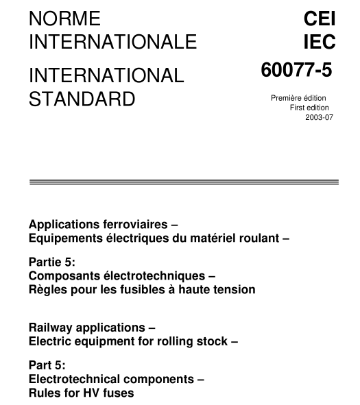 IEC 60077-5:2003 pdf download