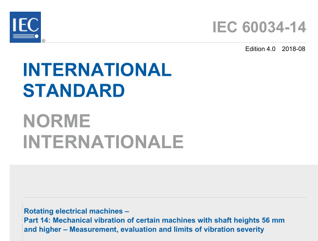 IEC 60034-14:2018 pdf download