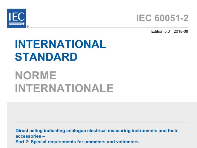 IEC 60051-2:2018 pdf download