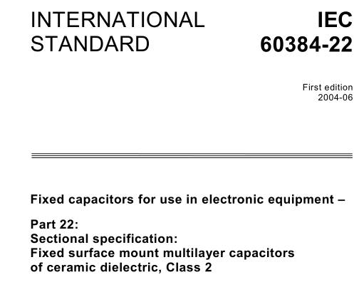 IEC 60384-22:2004 pdf download